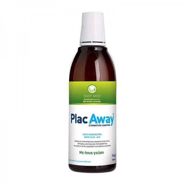 PLAC AWAY DAILY CARE MOUTHWASH MILD 500ml
