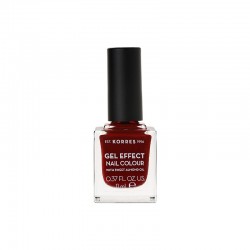 KORRES NAIL GEL EFFECT COLOUR 59 WINE RED 11ml