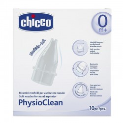 CHICCO PHYSIOCLEAN SOFT NOZZLE 10τμχ.